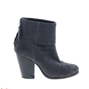 Rag & Bone blue suede ankle boot
